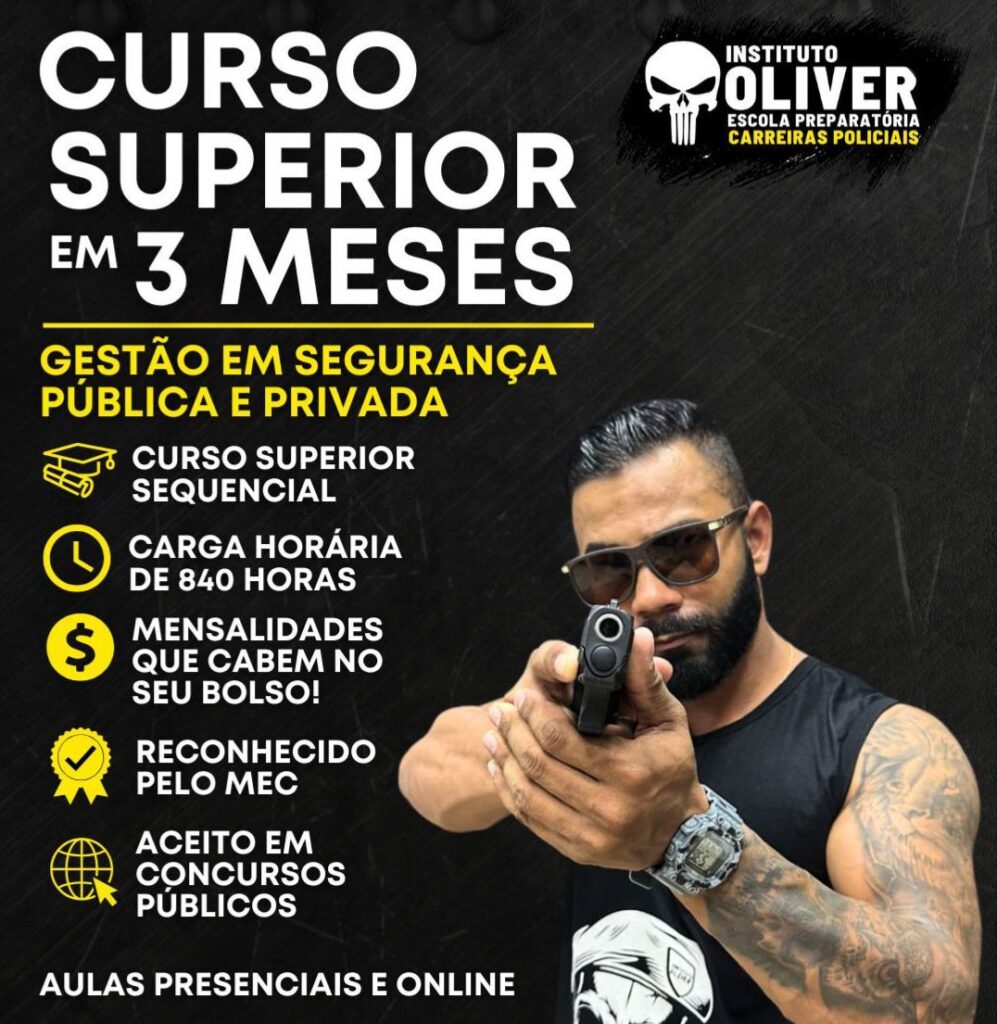 Curso Superior Sequencial de Gestão em Segurança Pública e Privada - Instituto Óliver
