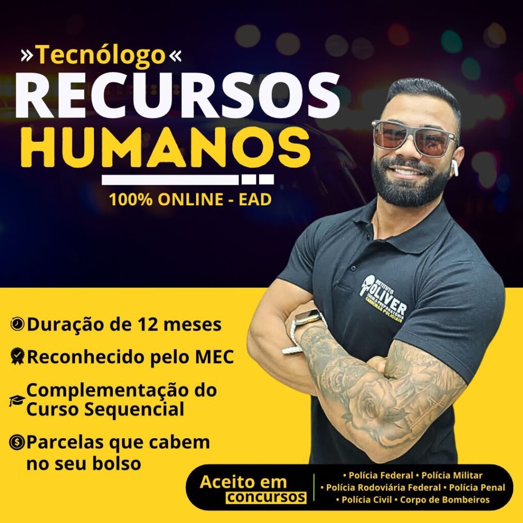 Curso Superior Tecnólogo de Recursos Humanos EAD em 12 meses - Instituto Óliver