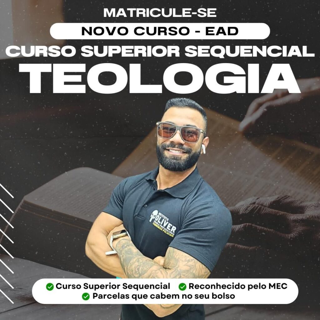 Curso Superior Sequencial em 3 meses de TEOLOGIA - EAD - Instituto Óliver