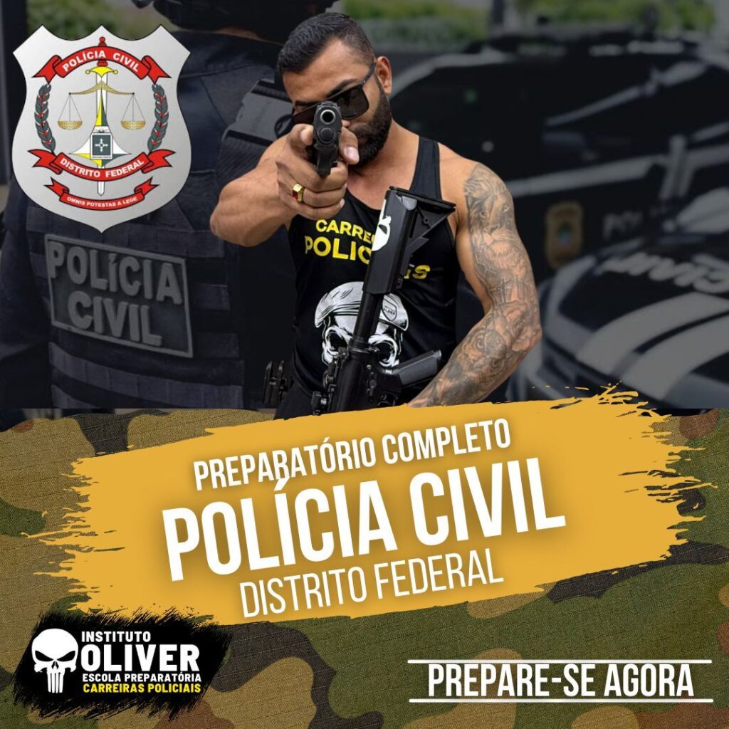 Preparatório Completo POLÍCIA CIVIL do Distrito Federal 👮‍♂️ PCDF- Instituto Óliver