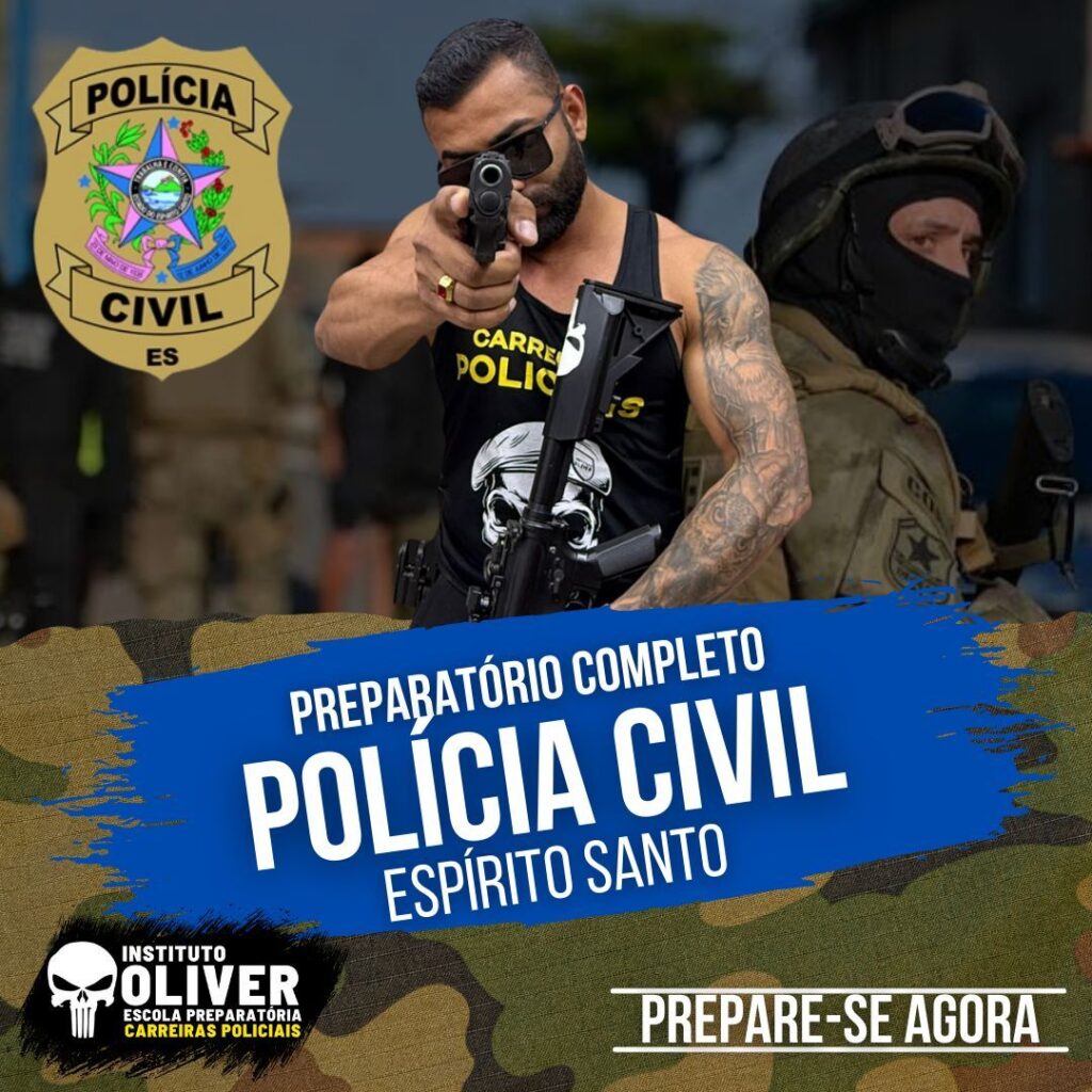 Preparatório Completo POLÍCIA CIVIL do Espirito Santo 👮‍♂️ PCES - Instituto Óliver