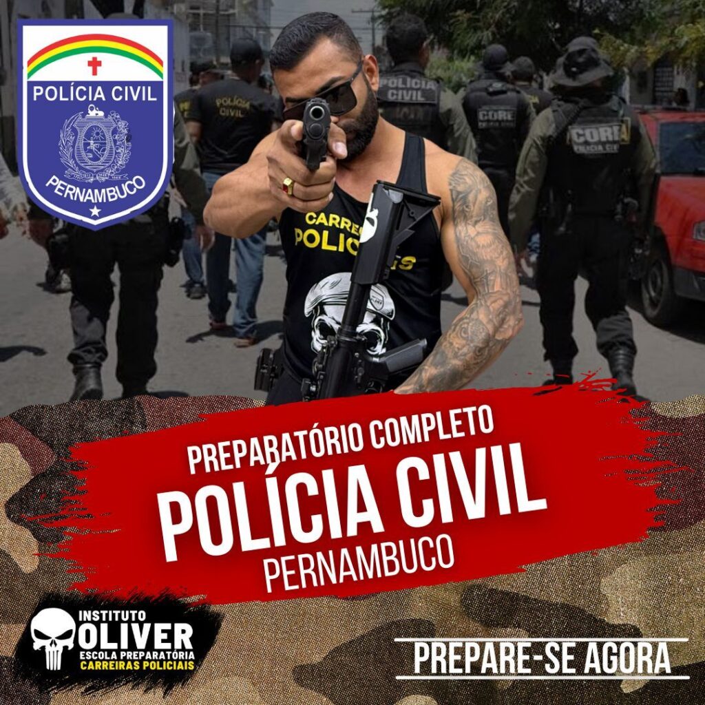 Preparatório Completo POLÍCIA CIVIL do Pernambuco 👮‍♂️ PCPE - Instituto Óliver